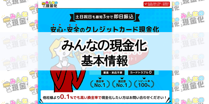 みんなの現金化の会社概要